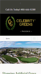 Mobile Screenshot of celebritygreensphoenix.com