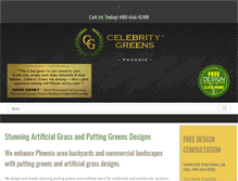 Tablet Screenshot of celebritygreensphoenix.com